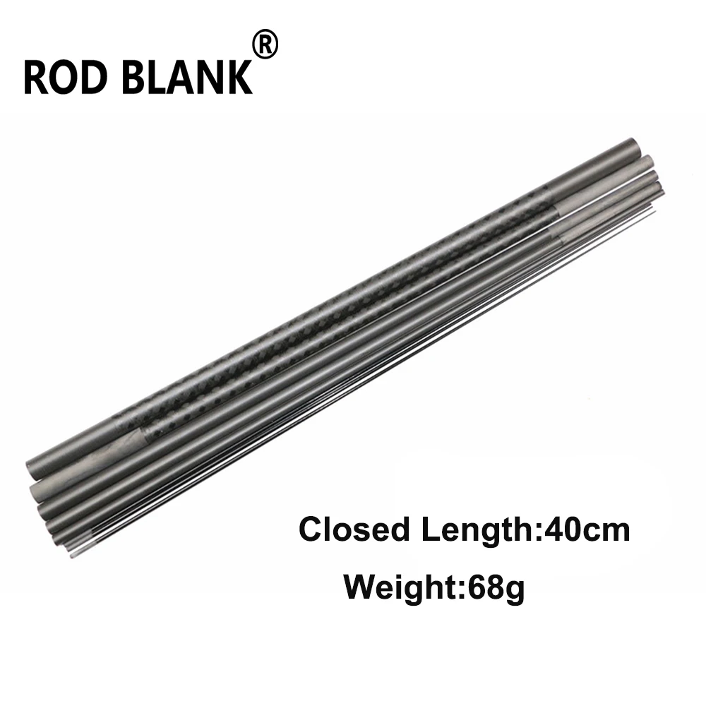 Rod Blank  DIY 2.18M Xrays Wrapping Carbon Fiber Portable Rod Blank 6 Sections  Fishing Rod Blank Fishing Rod Building Blank