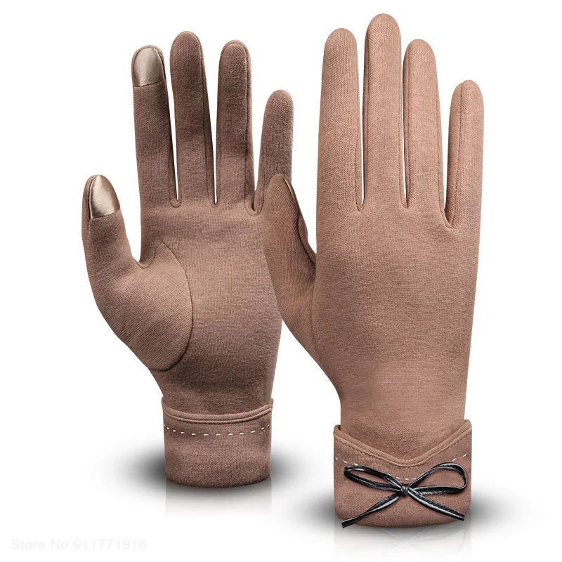 Youpin الشتاء قفازات دافئة شاشة تعمل باللمس ركوب يندبروف الداخلية أفخم الدافئة الصيد المخملية قفازات النساء في الهواء الطلق قفازات ربيع جديد