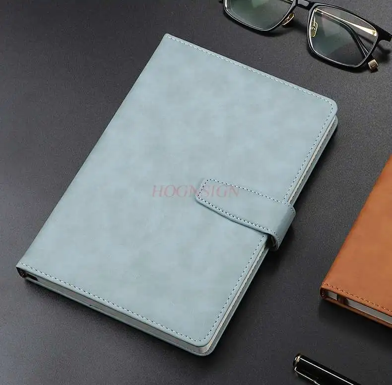 Notebook sub stationery a5 literary retro leather diary simple college student meeting book buckle business office notepad