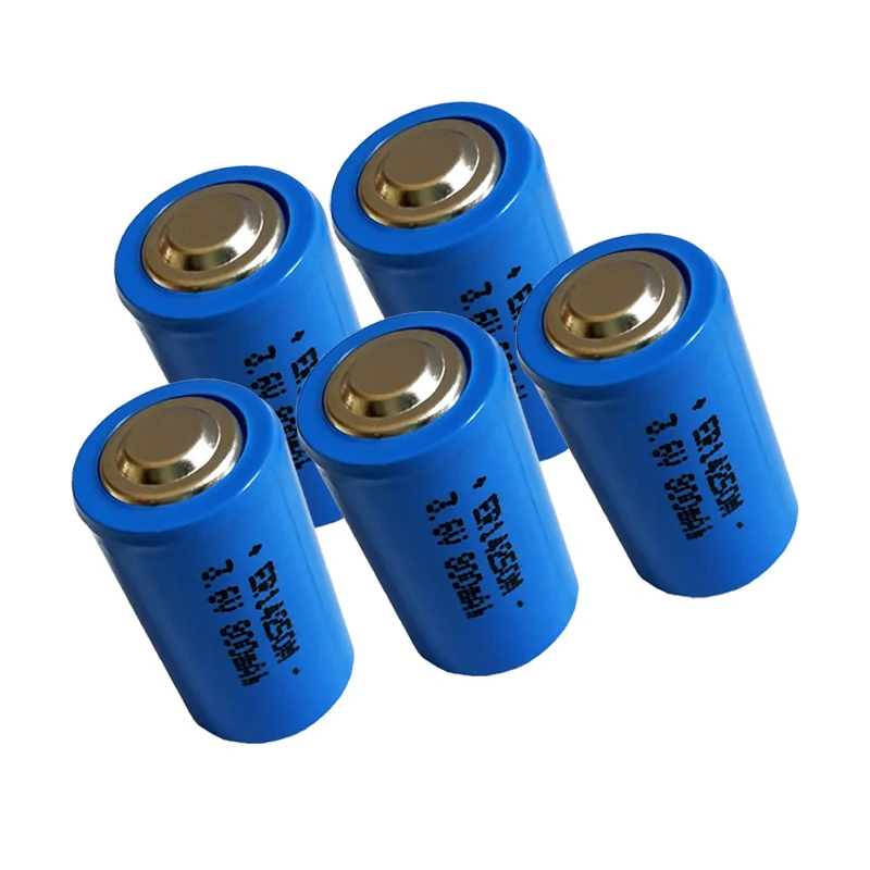 5PCS ER14250M 14250 CR14250SL 1/2AA 1/2 AA 3.6V 800mAh High magnification PLC industrial lithium primary battery for camera