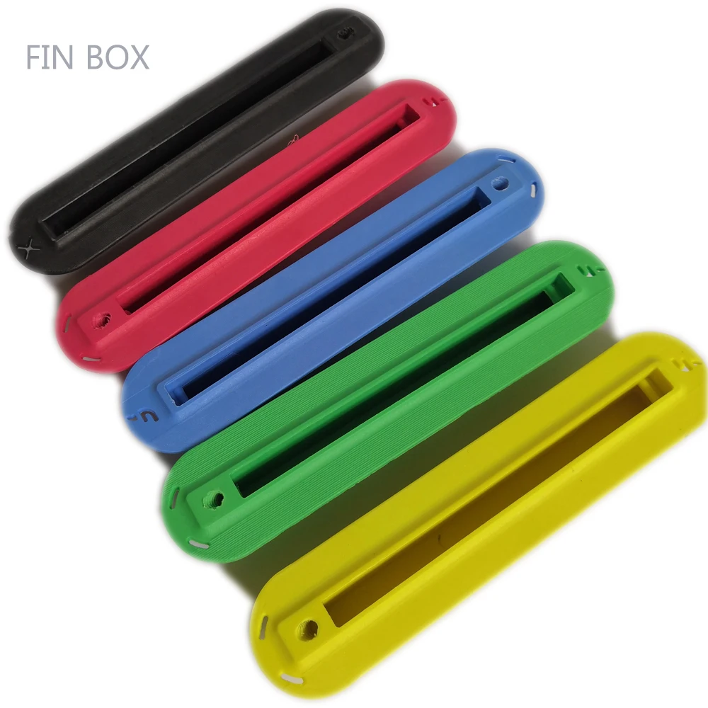 Colorful base surf fin box surfboard fin box base with 1pc fin key 3 screws