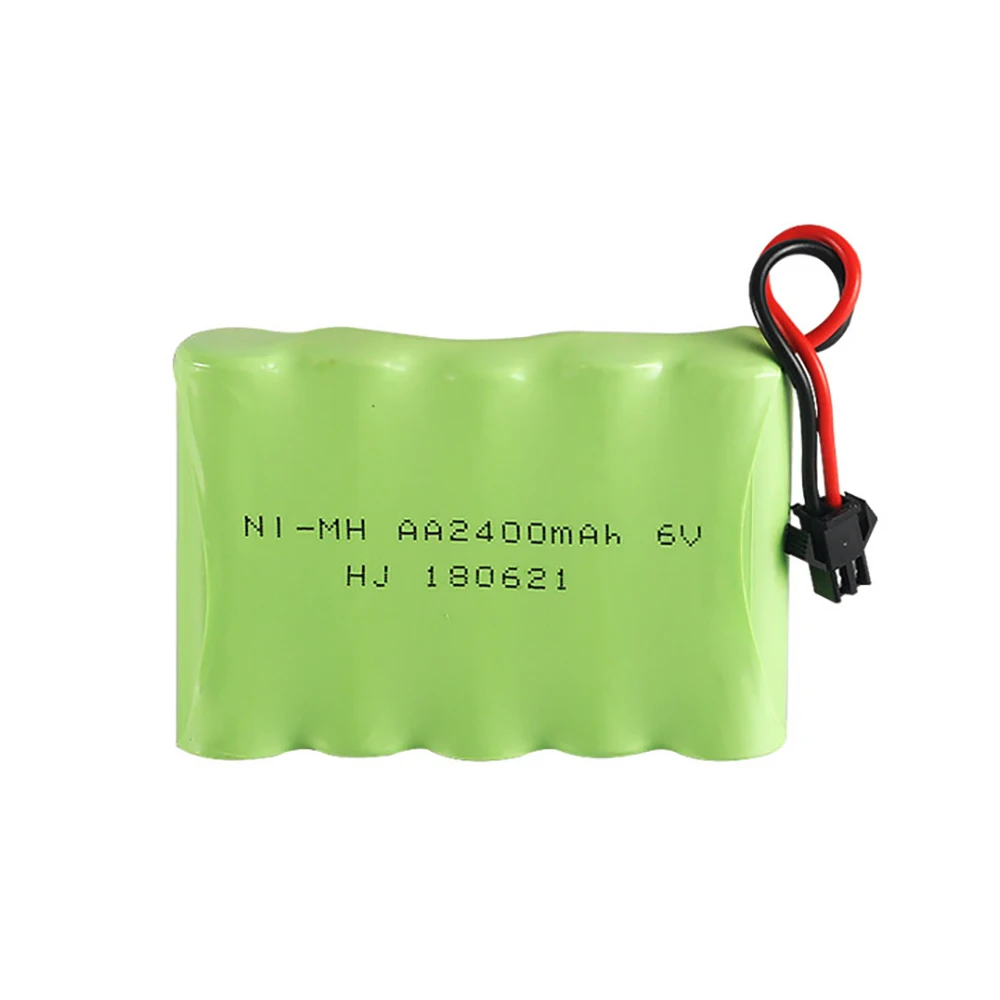 Hoge Tarief 6.0V 2400Mah Ni-Mh Batterij Voor Rc Speelgoed Auto 'S Vrachtwagens Tank Guns Rc Speelgoed Oplaadbare Aa 6.0V 2400Mah Ni-Mh Batterij