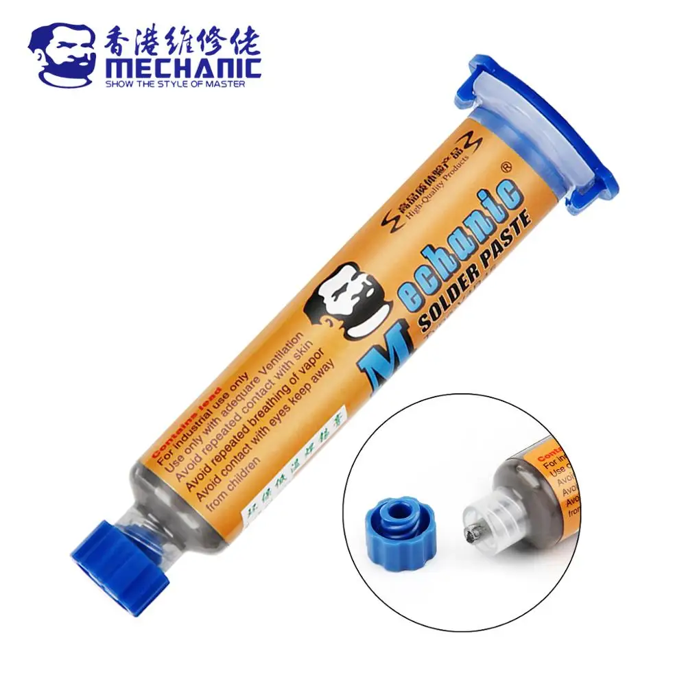 MECHANIC V4B45 Lead-Free Sn42/Bi58 Solder Paste 138℃ Low Temperature Soldering Flux Welding Tin Paste for PCB BGA Chip Repair