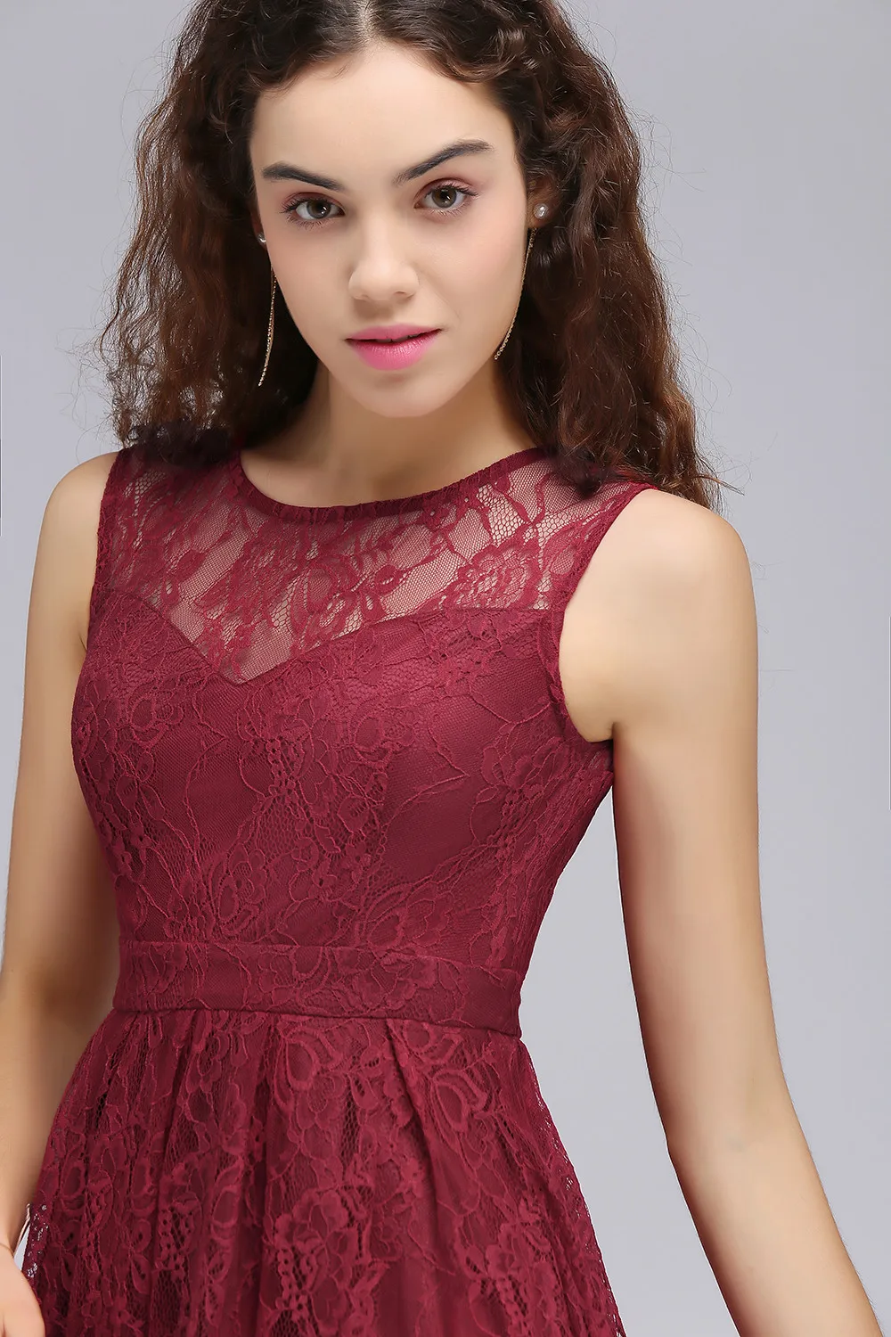 Elegante laço mini vestido de noite de casamento para mulher clássico manga de tanque o pescoço vestido de festa de formatura robe de soirée de mariage