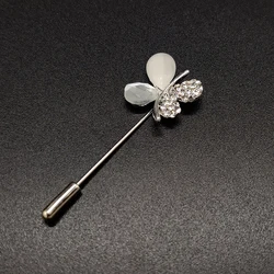 PD BROOCH Retro High-end Lapel Pins Butterfly Brooch Metal Scarf Buckle Pins Jewelry Men's Wear Collar Needle Gift