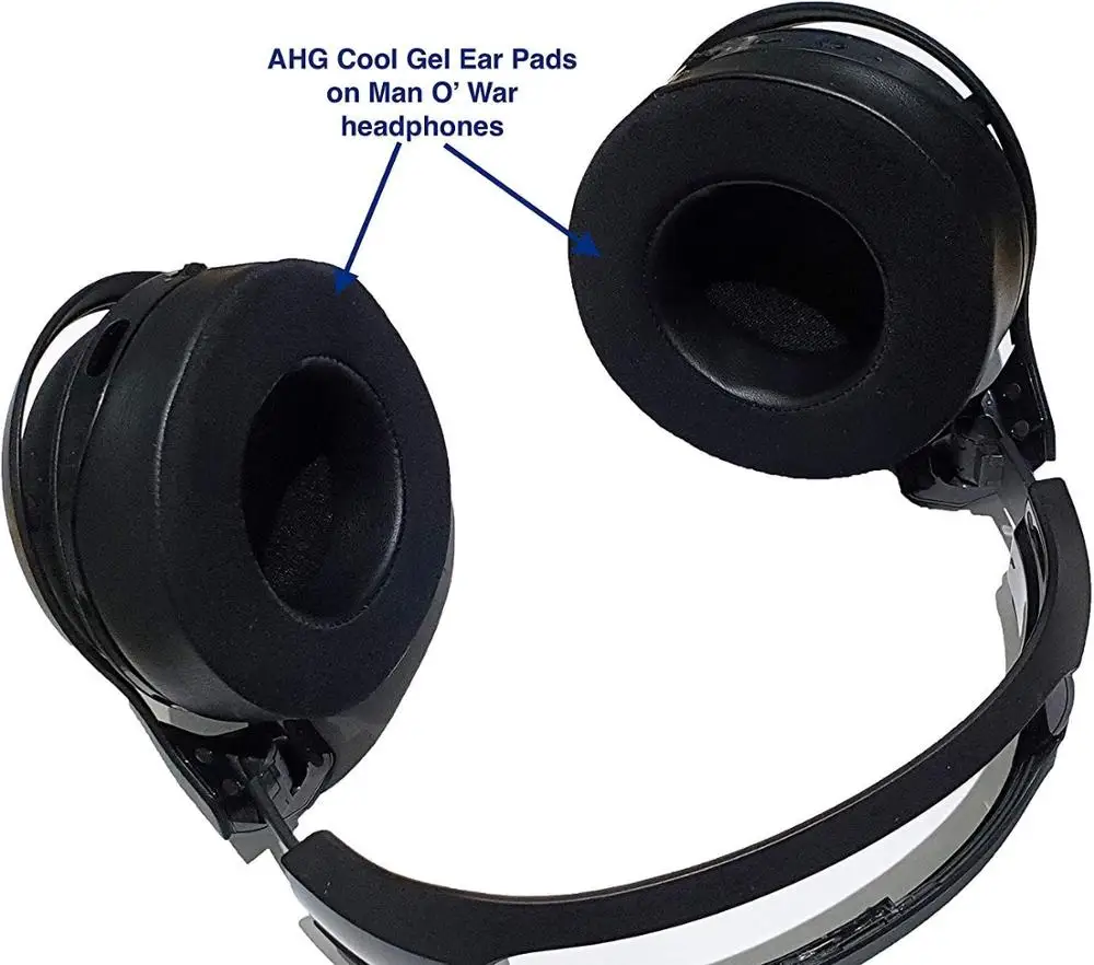 Coussinets d'oreille en Gel Cool de remplacement, compatibles avec les écouteurs Razer Mano'War 7.1 WiredWireless et Mano'War tournoi Edition