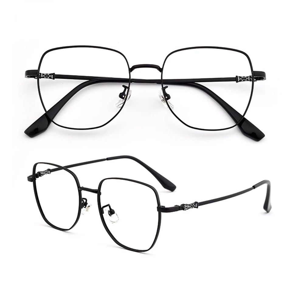 New Fashion Squared Ultralight Titanium Alloy Frame Reading Glasses Memory Temples for Men Women+1 +1.5 +2 +2.5+3 +3.5 +4