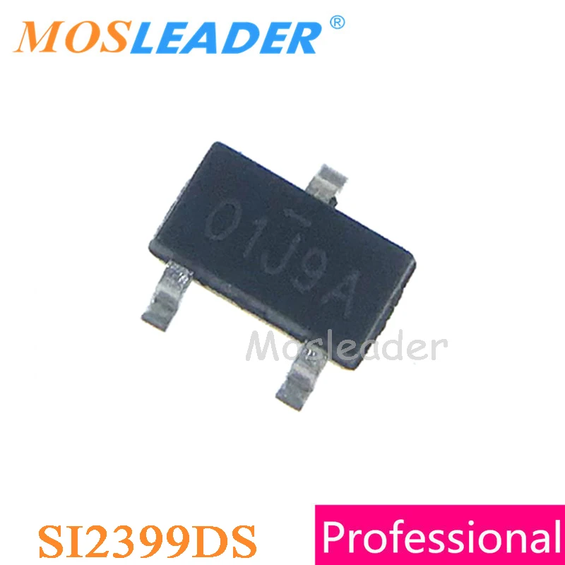 

Mosleader Si2399 SOT23 3000PCS Si2399DS Si2399DS-T1-GE3 P-Channel 20V 6A 4.5A Made in China High quality