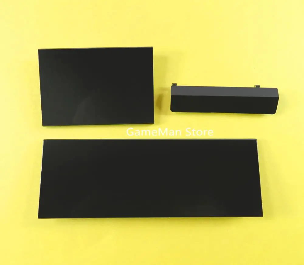 20sets/lot Black and white 3 in 1  Memeory Card Door Slot Cover Lid 3 Parts Door Covers for Nintendo Wii Console
