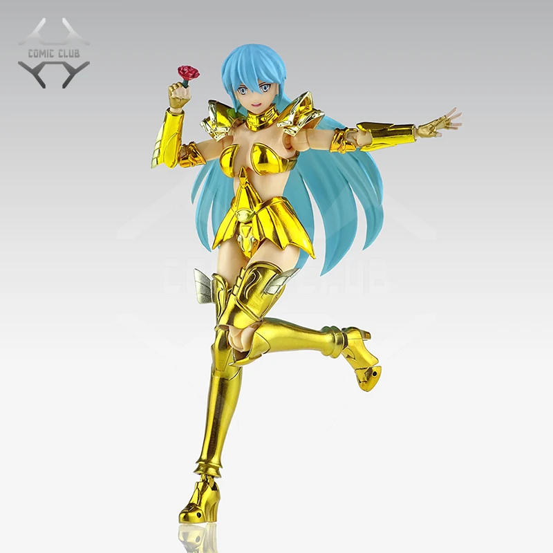 

COMIC CLUB GreatToys Great Toys GT EX Female Gold Saint Pisces Girl Metal Armor Myth Cloth Action Figure Toy