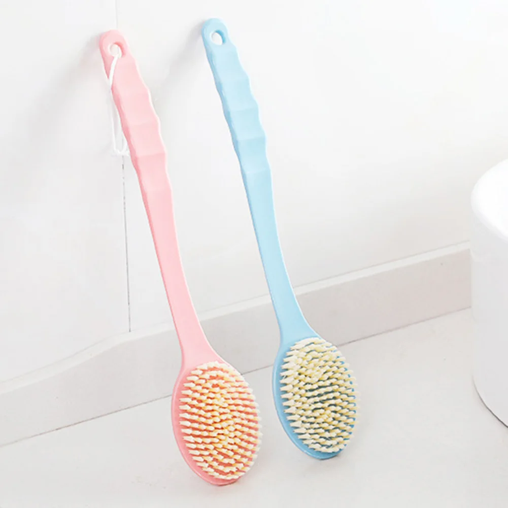 1Pc Manual Long Handle SPA Bath Exfoliating Brush Body Shower Back Massage Scrubber Щетка для душа