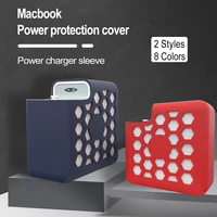 Funda protectora de silicona para cargador de ordenador portátil, funda resistente a los arañazos, anticaída, para MacBook Air Pro 13
