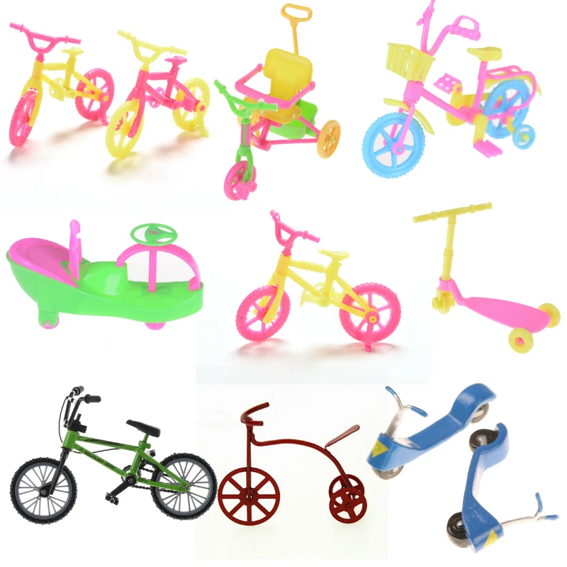 Mixed Style Doll Accessories Bicycle Bike/Scooter Outdoor Sports Toy for  Doll Dollhouse Ken Kids Gift Set