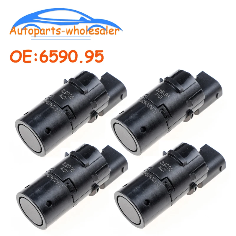 

4 pcs/lot 6590.95 659095 PSA6590.95 For Peugeot 307 807 Renault Megane Laguna II Car PDC Parking Sensor Reversing Radar Sensor