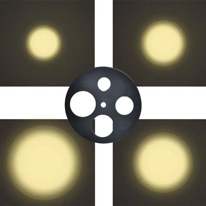 Theater Stage Zoom Spotlights, LED Focus Logo Projector Track Lights,Industrial Gobo Lights for Company Restaurant Store Wedding