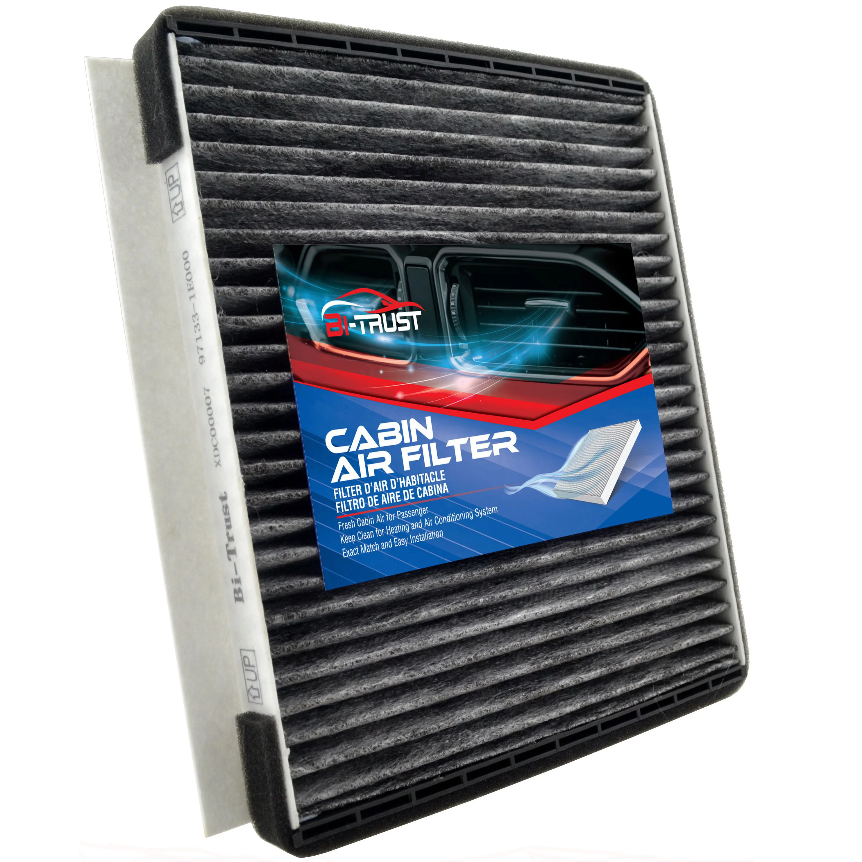 Bi-Trust Cabin Air Filter Replacement for Hyundai Accent L4 1.6L 2006 2007 2008 CF10719,87901-E000A,97133-1E000,97133-1E100