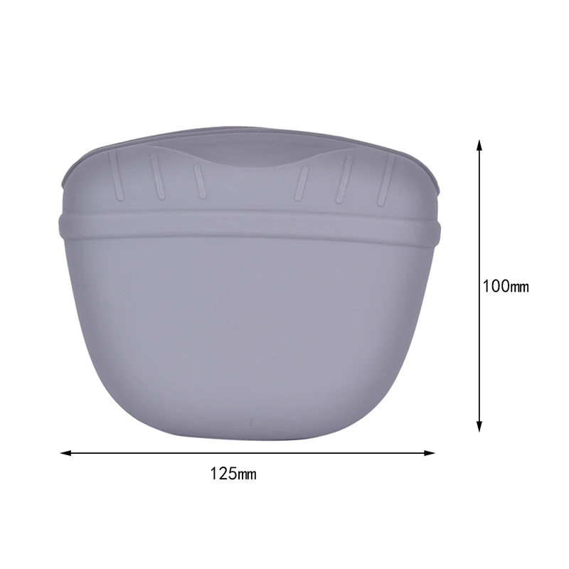 سيليكون الكلاب علاج الحقيبة الحيوانات الأليفة التدريب الخصر حقيبة الكلب المشي حقيبة طاعة خفة الحركة في الهواء الطلق تغذية تخزين الغذاء مكافأة الخصر أكياس