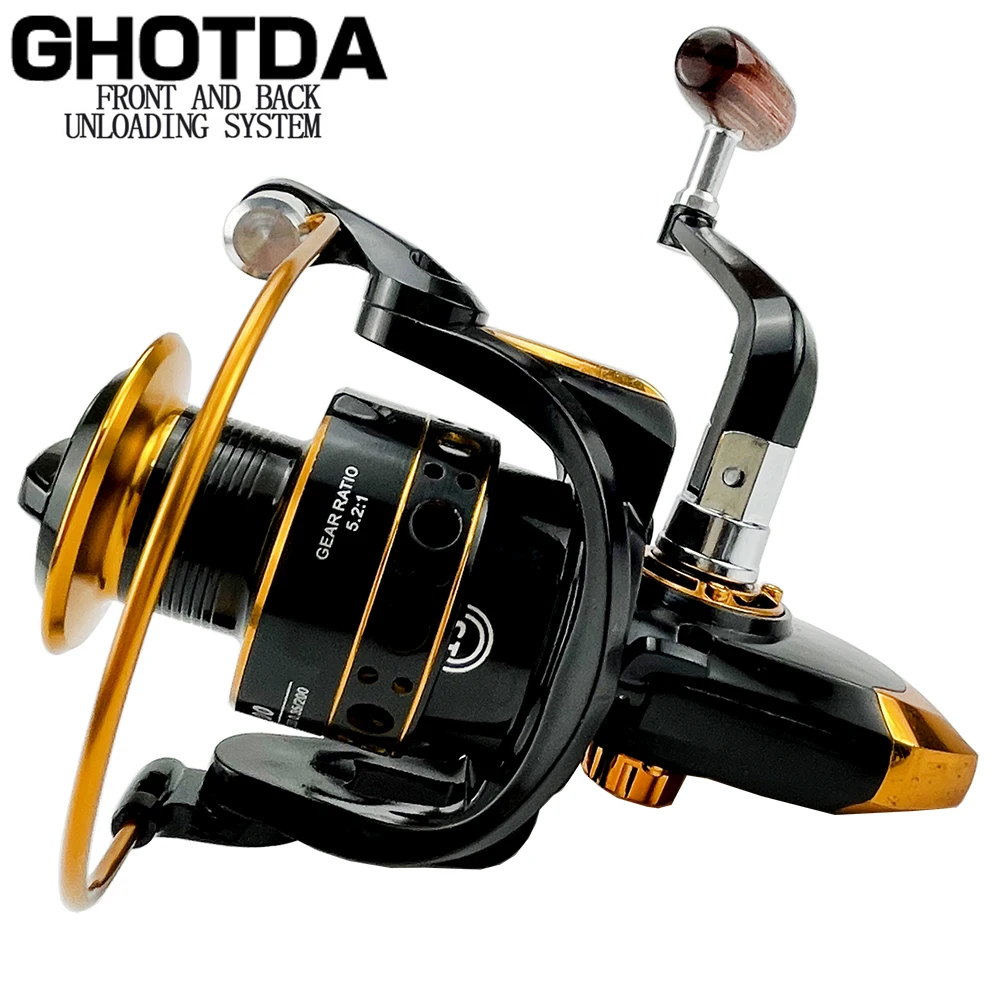 Carrete spinning 12+1BB ratio 5.2:1 para carpa - imagen 4