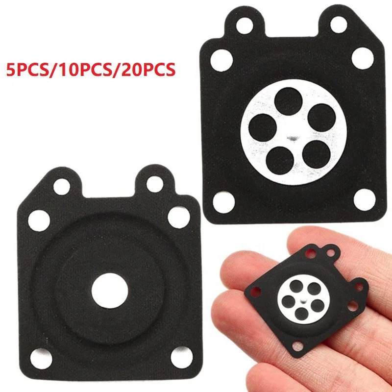 5/10/20PCS Rubber Chainsaw Carburetor Metering Diaphragm Assembly Gaskets Kit For Walbro 95-526 95-526-9 95-526-9-8