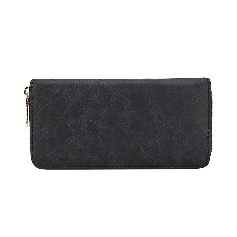 Dลugi portfel torebki damskie Plaid Fashion Coin torebka posiadacz karty portfele kobieta wysokiej jakoลci saszetka typu Clutch portfel ze skรณry PU