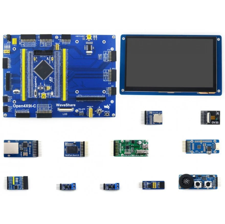 Imagem -01 - Braço Stm32 Placa Cortex m4 Open429i-c Mais Polegada de Toque Capacitivo Display Lcd Módulo Ethernet Câmera Micro sd Módulo Open429i-c Pacote b