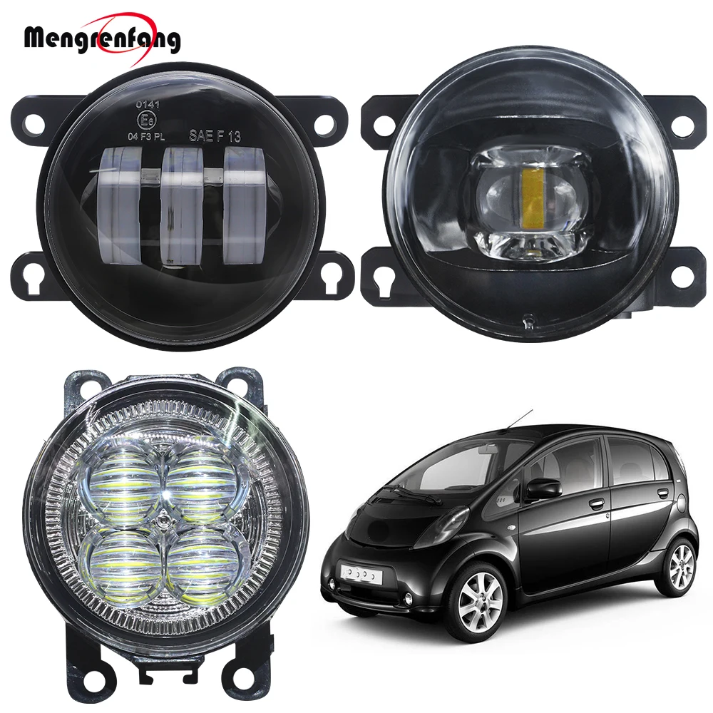 Fog Light Assembly H11 Car LED Lens Fog Lamp Daytime Running Light 12V For Citroen C-Zero Peugeot iOn Mitsuoka Like 2009-2018