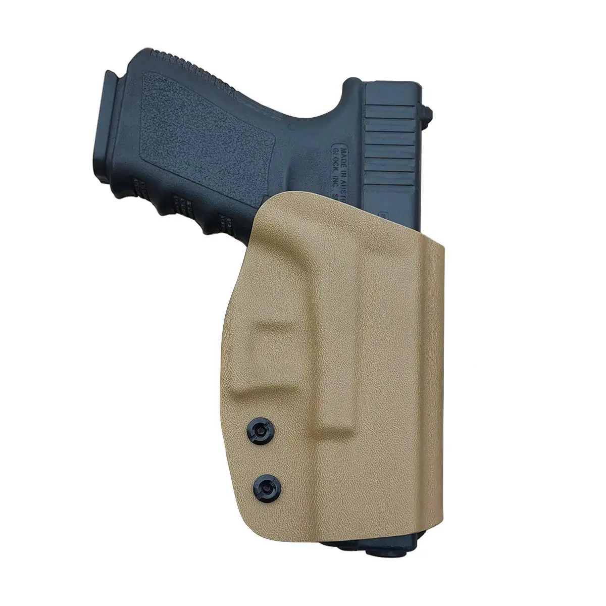 

POLE.CRAFT OWB Kydex Holster for Glock 19 19x / Glock 23 25 32 45 / Glock 17 22 31 / Glock 26 27 33 30s (Gen 3 4 5) Pistol