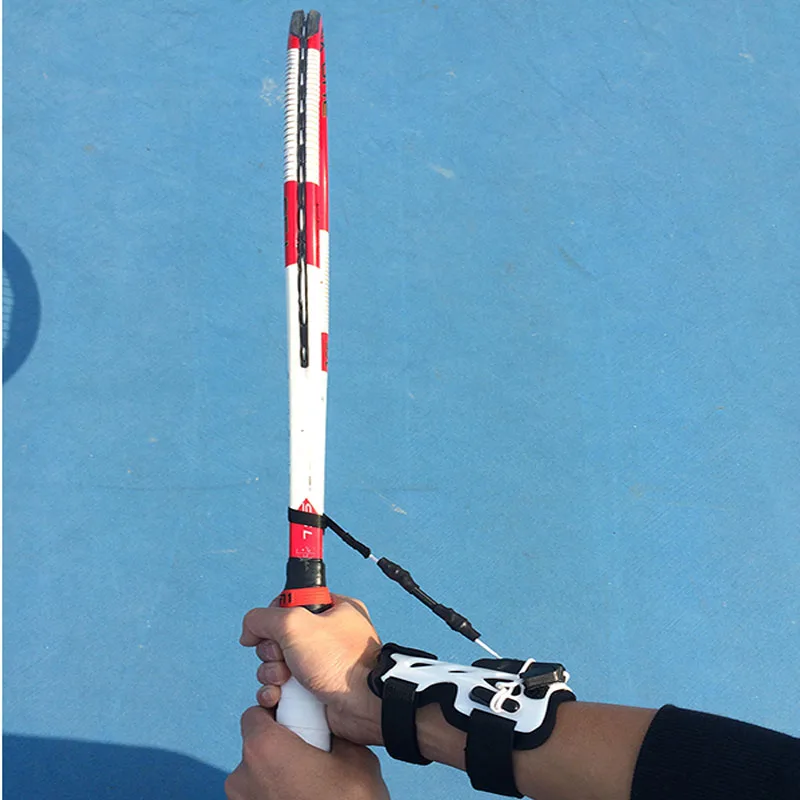 Tennis Wrist Fixing Trainer Training Tool Professional Practice Serve Balls Exercise Machine Self-study Correct Wrist Posture