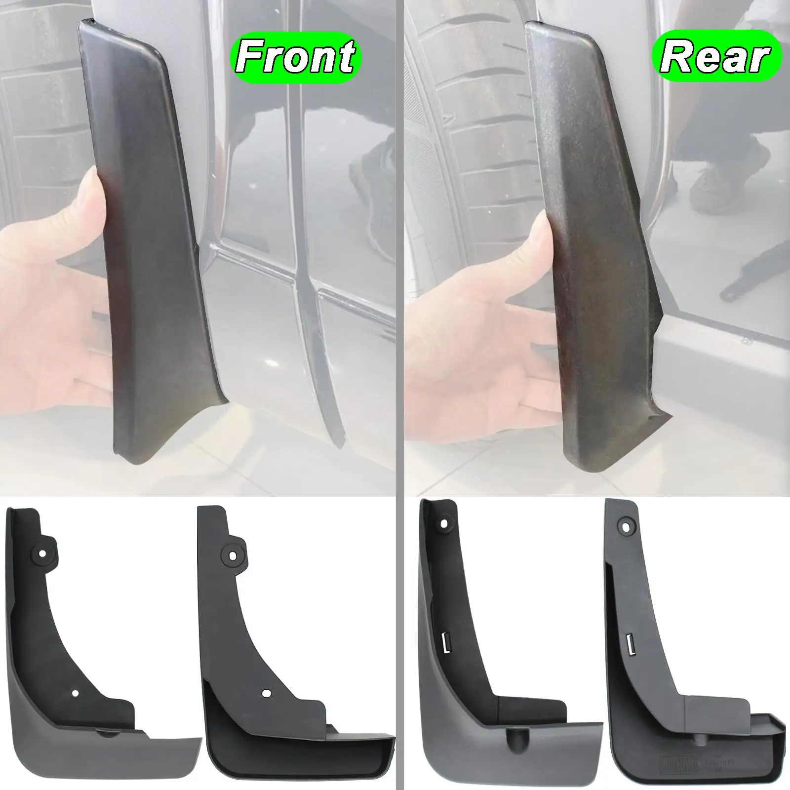 4/Set Splash Guards For Toyota Corolla Cross 2020 2021 Mud flaps Mudflaps Fender Mudguard Front Rear Car Accessories Parts Wheel