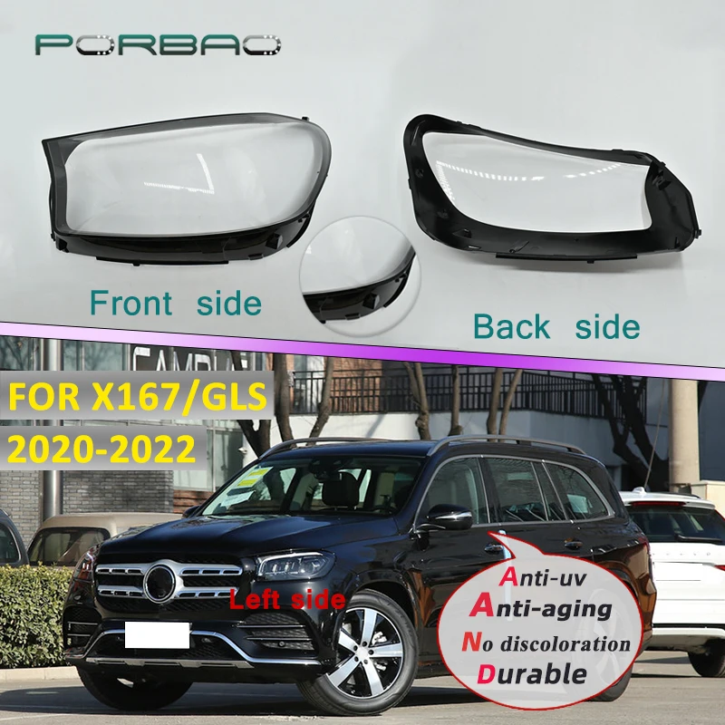 

Headlight Headlamp Clear Shell for GLS X167 Front Lampshade 2020 Replacement Car Accessores