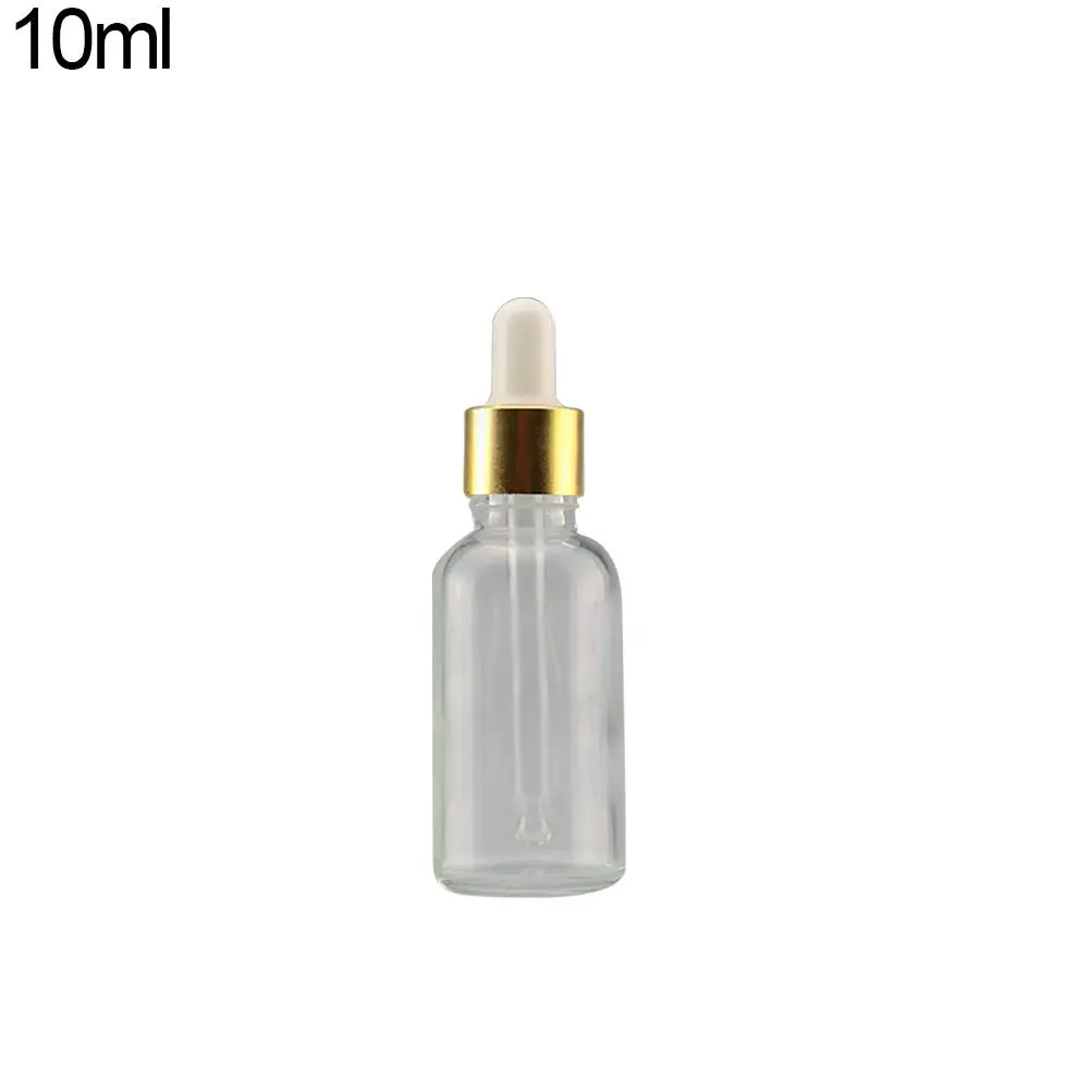 Mini 5ml-100ml Transparent Glass Reagent Liquid Empty Cosmetic Bottle