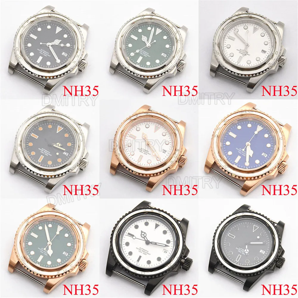 

NH35 Watch 40MM Rolxe style mechanical watch Custom Watch Watch Men Waterproof Quartz Watches Mens Chronograph Date Male Clock r