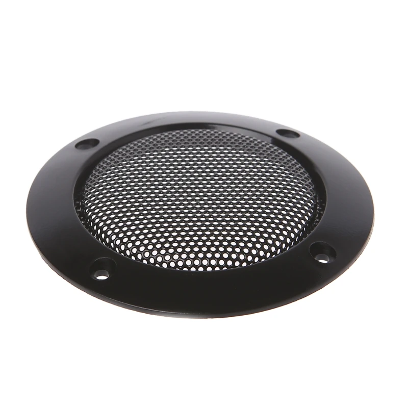 2PCS 2 Inch Black Car Speaker Grill Mesh Enclosure Net Protective Cover Speaker HX6A