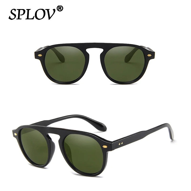 Retro muži brýle proti slunci ženy vintage elegantní slunce brýle značka výtvarník fasion kolo nýt brýle nejvyšší kvalita oculos de sol UV400