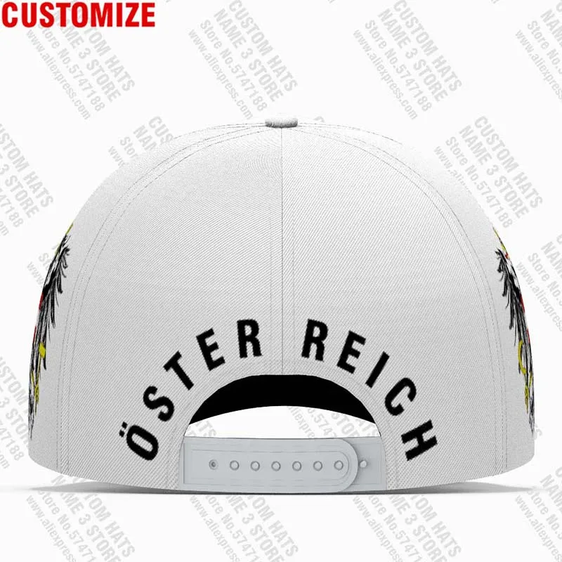 Austria Baseball Caps Free 3d Custom Name Number Team Logo Aw Fishing Hats Aut Osterreich Travel German Nation At Flags Headgear