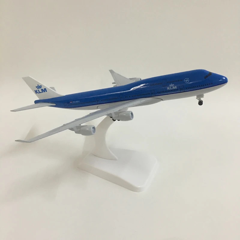 

Металлическая модель самолета JASON TUTU Boeing 747 KLM Royal Dutch, 20 см, масштаб 1:300, коллекционный подарок