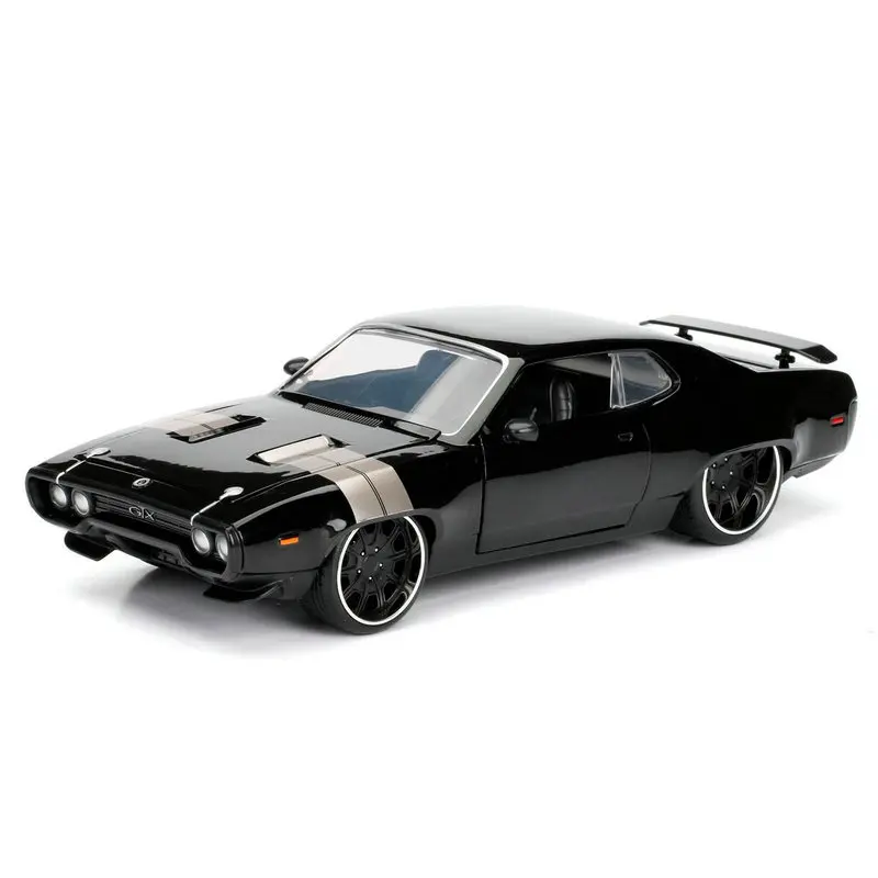 JADA CARS 1/24 Fast and Furious Cars Dom\'s Plymouth GTX Collector Edition Metal Diecast Model Cars Kids Toys Gifts