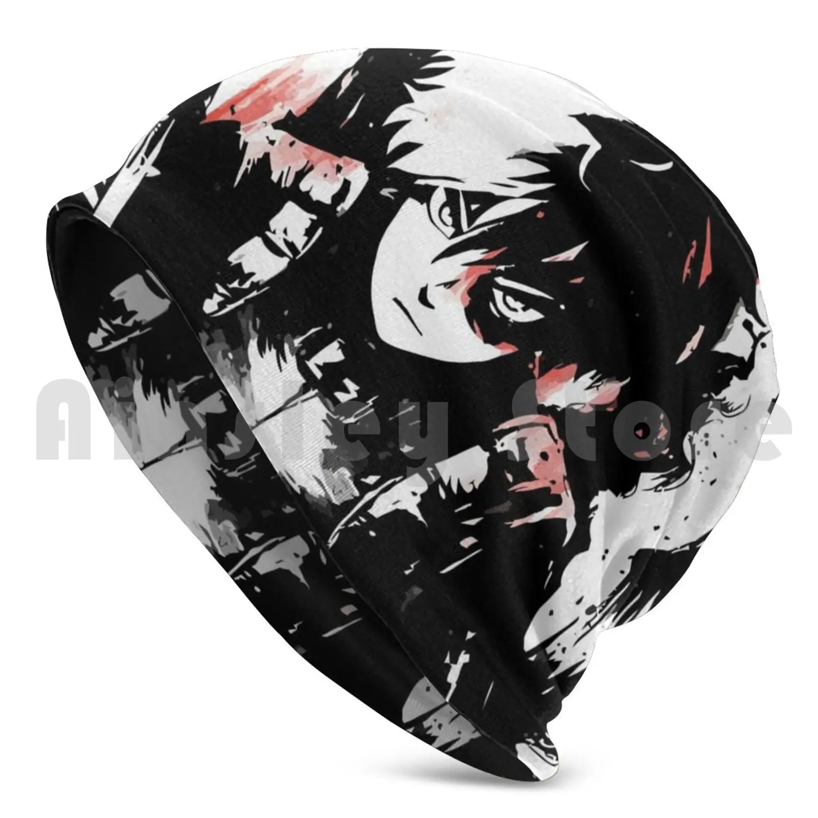 Todoroki Spray Beanies Knit Hat 3062 Beanies Print Mha Todoroki Shoto Anime Cool Flame