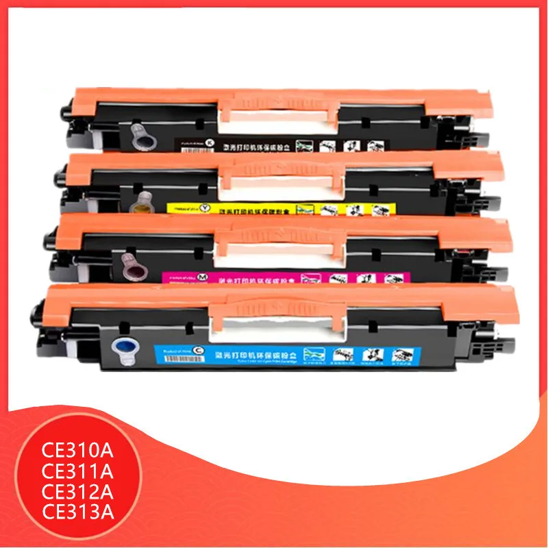 CE310 CE310A -313A 126A 126 Compatible 310A Toner Cartridge For HP LaserJet Pro CP1025 M275 100 Color MFP M175a M175nw Printer