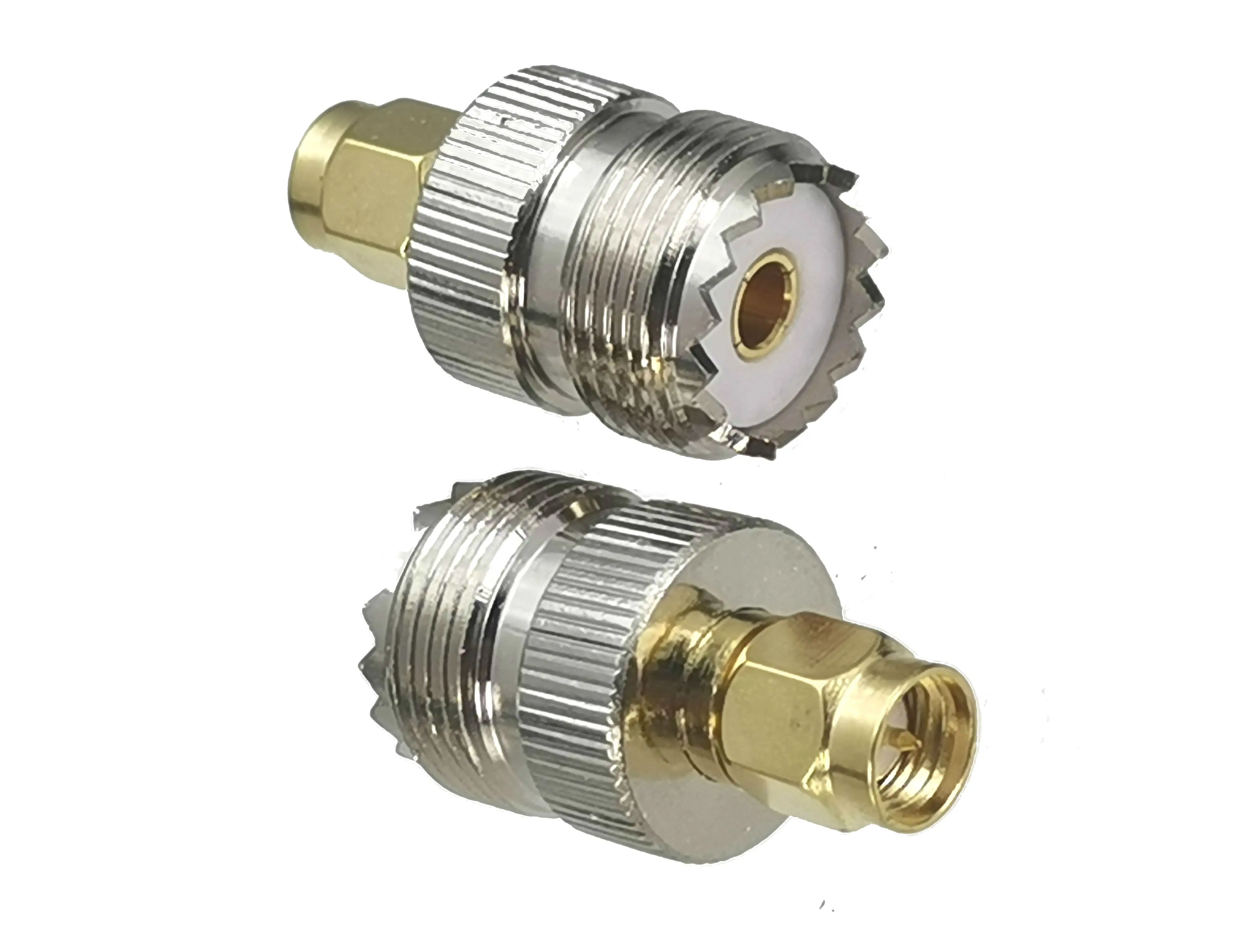 1pcs Connector Adapter SMA to UHF PL259 SO239 Male Plug & Female Jack RF Coaxial Converter Straight New