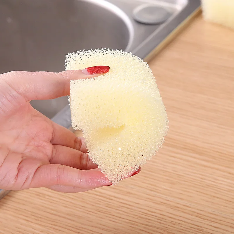 Kitchen Clean Sponge Imitation Loofah Cleaning Sponges Oil-free Dishwashing Sponges Mesh Structure Sponges and Scouring Pads