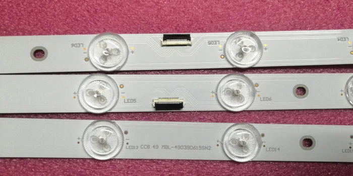 

LED Backlight strip bad 15 lamp for Sony 49"TV KD-49X9000F XBR-49X900F CCB MBL-49039D615SN2 49039D615SN0 18LS49 0-841-300-01