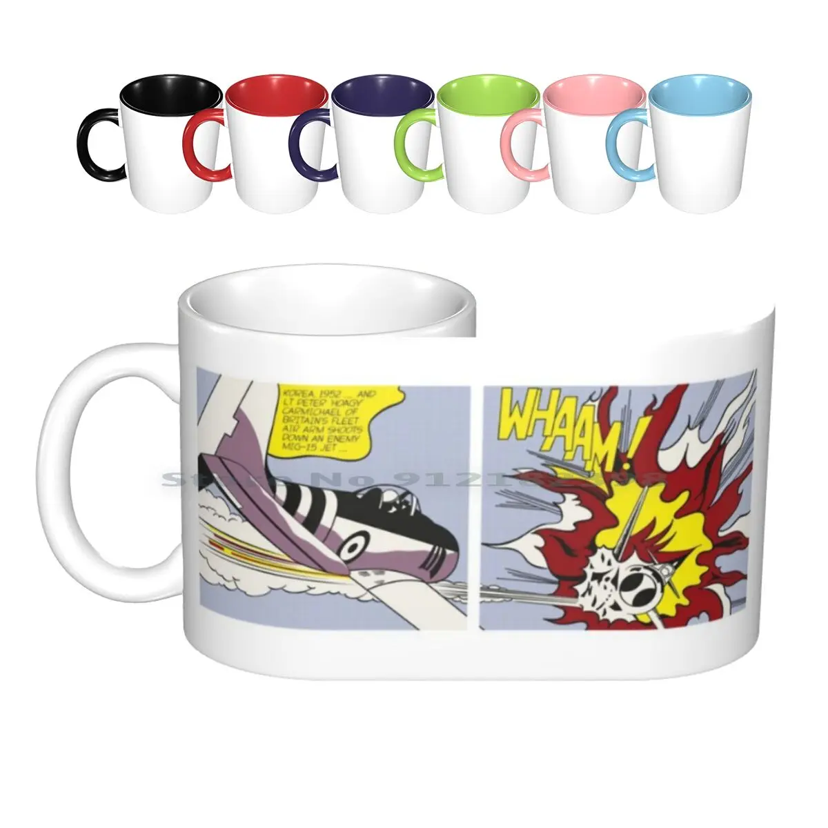 Sea Fury Vs Mig-15 Ceramic Mugs Coffee Cups Milk Tea Mug Pastiche Hawker Sea Fury Sea Fury Royal Navy Fleet Air Arm Fly Navy