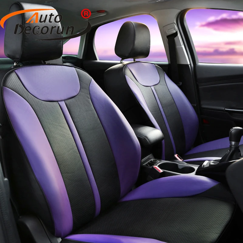 

AutoDecorun PU Leather Seat Cushion for Volvo S60 Accessories 2011 2014 2015 Seat Cover Set Custom Fit Auto Supports Car Styling