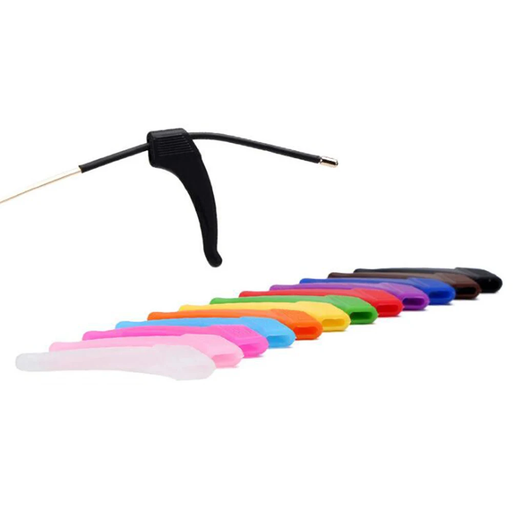 Silicone Reading Eye Glasses Sunglasses Temple Tip Ear Hooks Grip Holder Eyeglasses Retainer Eyewear Ear Lock Anti Slip