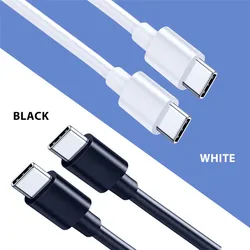 0.3m 2m USB Type C Cable to USB C Cable PD QC 4.0 Fast Charging for Samsung Galaxy Note 10 S20 Plus Oneplus 8 7t Xiaomi mi 10 9