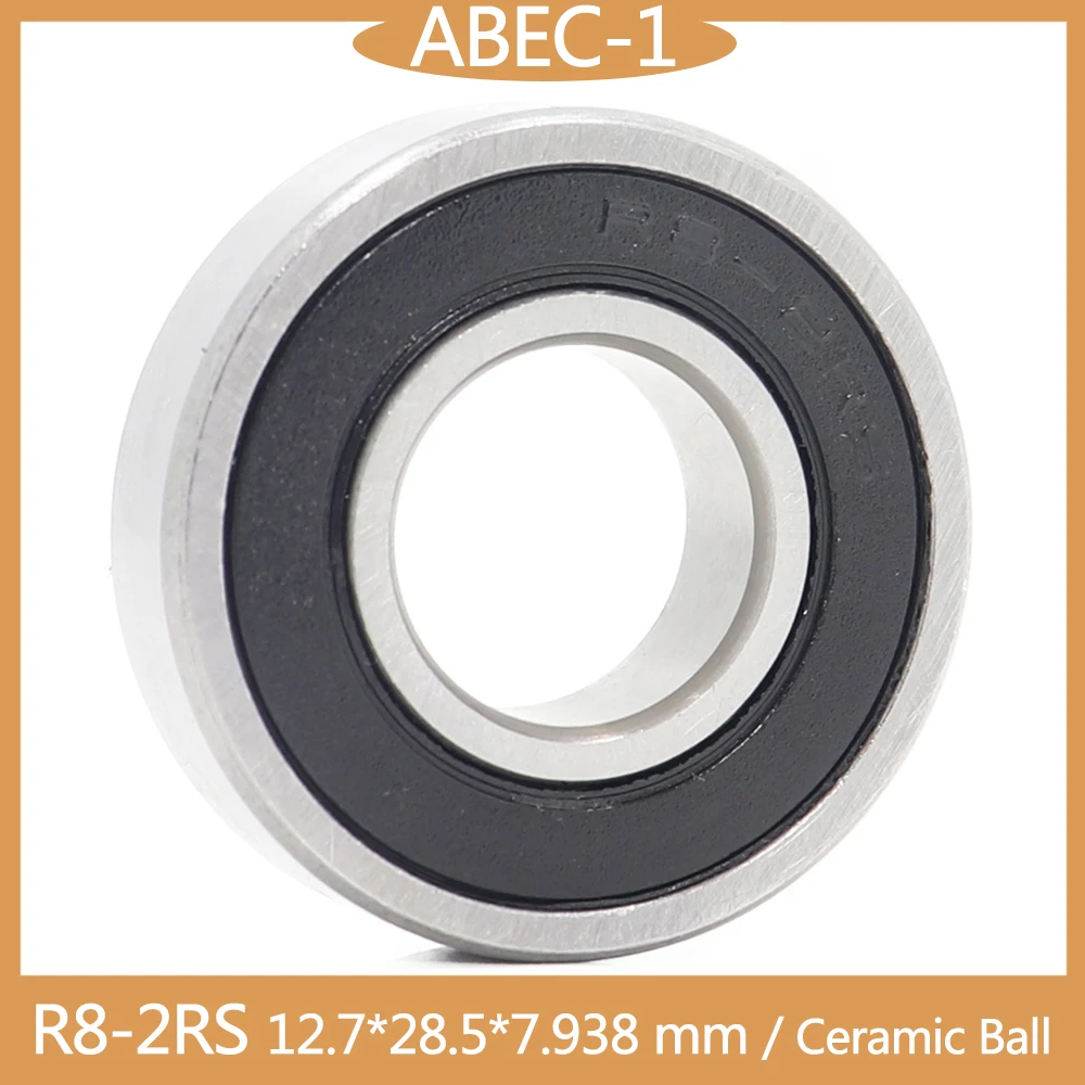 R8 Hybrid Ceramic Bearing 12.7*28.5*7.938 mm ( 1 PC ) Industry Motor Spindle R8HC Hybrids Si3N4 Ball Bearings 3NC R8RS