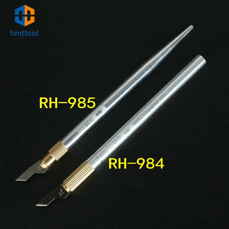 RH-984/985 Metal Pure Copper Chuck Cutter For Mobile Phone Film/Screen Shovel Glue, Cutting Paper Painting Repair Tools