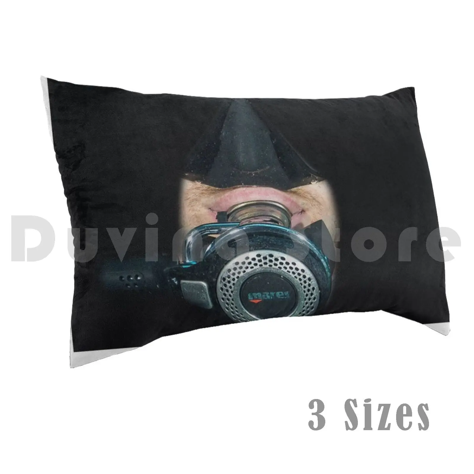 Diver Regulator Pillow case 1358 Diver Mens Regulator Ocean Oxygen Mouth Breath