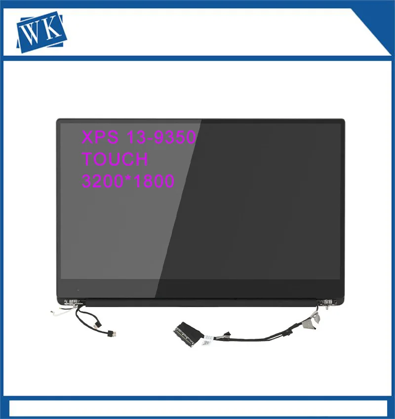 conjunto do toque da tela da exposicao do lcd de fhd ajuste para xps 13 9350 9360 p54g p54g002 3200x1800 01